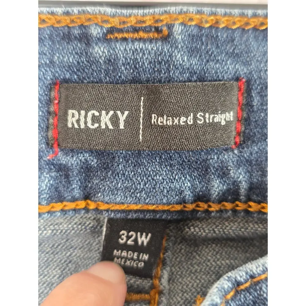 True Religion Jeans Men's 32Wx27 Blue denim Straight